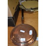 VICTORIAN COPPER WARMING PAN