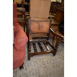 MAHOGANY LOW ARMCHAIR