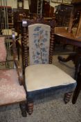 VICTORIAN PRIE-DIEU CHAIR