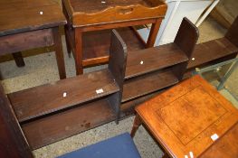 MAHOGANY BOOKCASE, 180CM WIDE