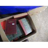 BOX OF MIXED BOOKS, MAINLY HARDBACK NOVELS INCLUDING THE LIFE OF CHARLOTTE BRONTE, 2ND EDITION,