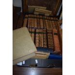 BOX CONTAINING MIXED BOOKS, MAINLY DICKENS NOVELS, SOME PUBLISHED BY CHAPMAN & HALL