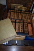 BOX CONTAINING MIXED BOOKS, MAINLY DICKENS NOVELS, SOME PUBLISHED BY CHAPMAN & HALL