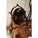 DRESSING TABLE MIRROR IN ART NOUVEAU STYLE FRAME