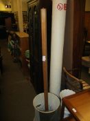 LIGHT OAK STANDARD LAMP