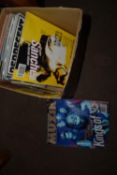 BOX CONTAINING VARIOUS MAGAZINES, MUSIC MAGAZINES ETC