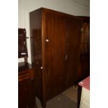 OAK UTILITY WARDROBE, 107CM WIDE