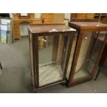 20TH CENTURY GLAZED DISPLAY CABINET, 56CM WIDE