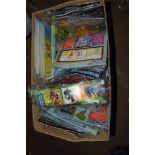 BOX CONTAINING QUANTITY OF REAL ROBOT MAGAZINES AND GAMES