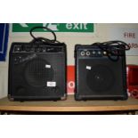 PAIR OF SQUIER AMPLIFIERS