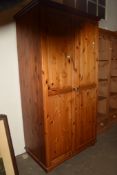 MODERN PINE WARDROBE, 1M WIDE