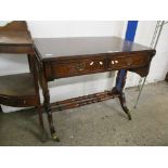 REPRODUCTION MAHOGANY SOFA TABLE, 94CM WIDE