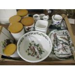 CERAMIC ITEMS, MAINLY PORTMEIRION BOTANIC GARDEN EXAMPLES