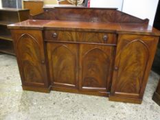 19TH CENTURY MAHOGANY BREAK FRONT SIDEBOARD, 170CM WIDE