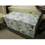 MODERN UPHOLSTERED OTTOMAN, 92CM WIDE