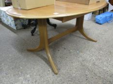 REPRODUCTION D-END MODERN EXTENDING DINING TABLE, 148CM LONG