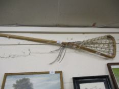 VINTAGE LACROSSE STICK, 44CM LONG