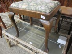 OAK DRESSING TABLE STOOL