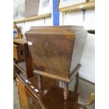 19TH CENTURY MAHOGANY WINE COOLER (VOID INTERIOR), 39CM WIDE