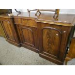 VICTORIAN MAHOGANY BREAK FRONT SIDEBOARD, 180CM WIDE