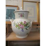 LARGE 19TH CENTURY VASE AND COVER BY BICESTER