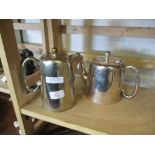 PLATED MILK JUG AND COFFEE POT