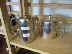 PLATED MILK JUG AND COFFEE POT