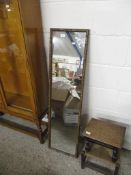 REPRODUCTION LONG DRESSING MIRROR, 34CM WIDE