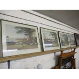 SET OF FOUR REPRODUCTION HUNTING PRINTS