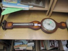 BAROMETER WITH INLAID DECORATION