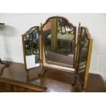 REPRODUCTION TWO-FOLD DRESSING TABLE MIRROR