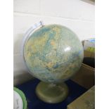 GLOBE ON PLASTIC MOUNT