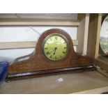 MANTEL CLOCK WITH INLAID DECORATION