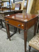 REPRODUCTION MAHOGANY SIDE TABLE, 62CM WIDE