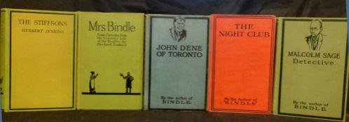 HERBERT JENKINS: 5 titles: THE NIGHTCLUB, London, Herbert Jenkins, 1918, 1st edition, typed letter