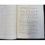 THOMAS GARDNER: AN HISTORICAL ACCOUNT OF DUNWICH, ANCIENTLY CITY NOW A BOROUGH, BLITHBURGH