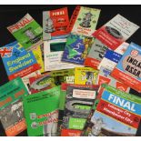 Packet: programmes for FA Cup finals 1963, 1965, 1967 to 1970 + 8 other FA International matches