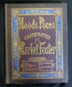 THOMAS HOOD: POEMS, ill Birket Foster, London, E Moxon Son & Co, 1872, large paper, 22 engraved