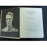 T E LAWRENCE: SEVEN PILLARS OF WISDOM, London, Jonathan Cape, 1935, 1st trade edition, original