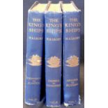 HALTON STIRLING LECKY: THE KINGS SHIPS, London, Horace Muirhead, 1913-14, 1st edition, vols 1-3 (all