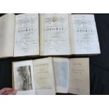 WILLIAM BARKER DANIEL: RURAL SPORTS, London, Bunny & Gold [1801], 1st edition, 2 vols in 3,engraved