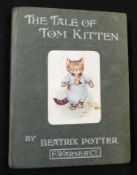 BEATRIX POTTER: THE TALE OF TOM KITTEN, London, Frederick Warne, 1907, 1st edition, rear free
