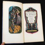 WILLIAM CYNWAL: IN DEFENCE OF WOMAN, trans Gwyn Williams, ill John Petts, London, Golden Cockerel
