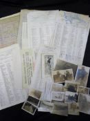 Packet: Cycling Club ephemera and photographs from early 1920s including race meet information,