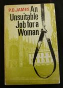 P D JAMES: AN UNSUITABLE JOB FOR A WOMAN, London, Faber & Faber, 1972, 1st edition, original