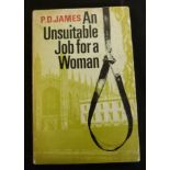 P D JAMES: AN UNSUITABLE JOB FOR A WOMAN, London, Faber & Faber, 1972, 1st edition, original