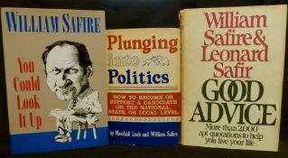 WILLIAM SAFIRE & LEONARD SAFIR: GOOD ADVICE, New York, Times Books, 1982, 1st edition, original