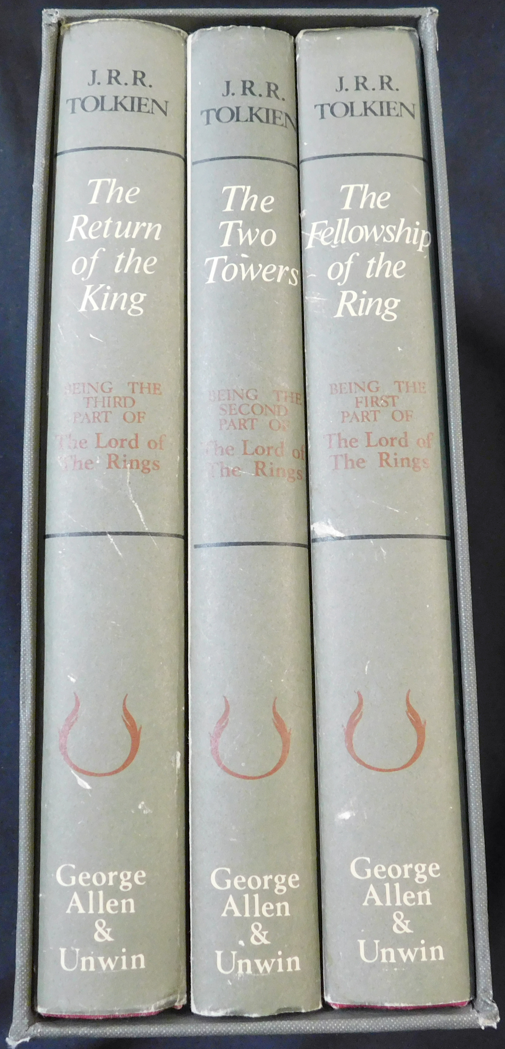 JOHN RONALD REUEL TOLKIEN: THE FELLOWSHIP OF THE RING - THE TWO TOWERS - THE RETURN OF THE KING,