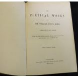 SIR WALTER SCOTT: THE POETICAL WORKS, ed J G Lockhart, Edinburgh, Adam & Charles Black, 1882,