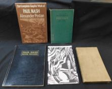 PAUL NASH: ROOM AND BOOK, London, Soncino Press, 1932, 1st edition, original cloth soiled +